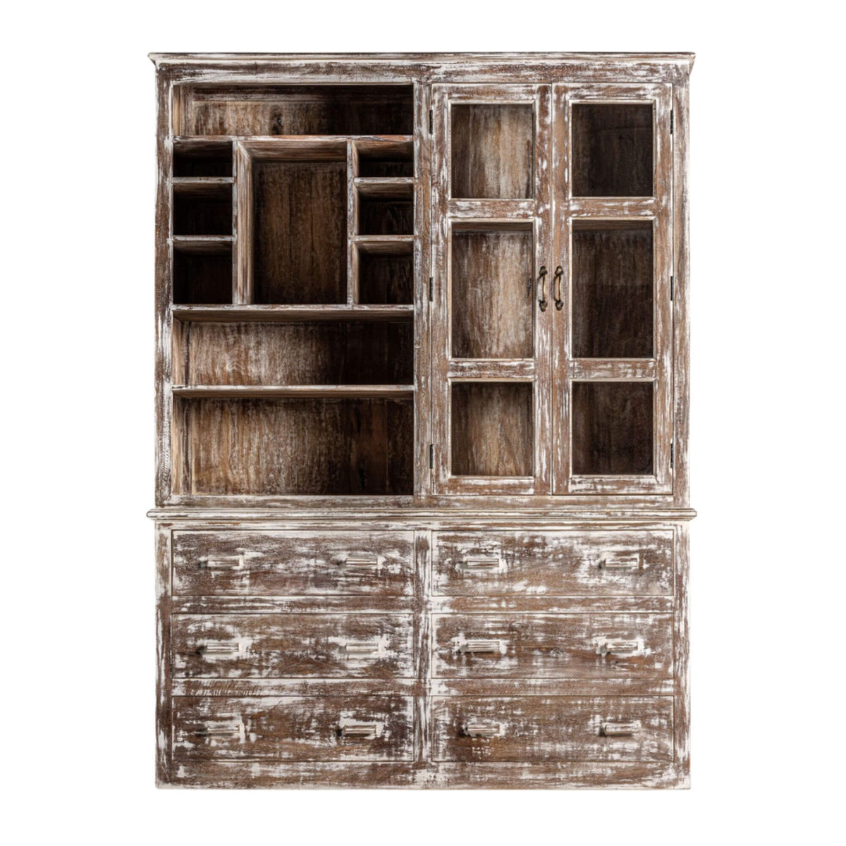 ADRASTEA WARDROBE | 153X41X216CM WHITEWASHED
