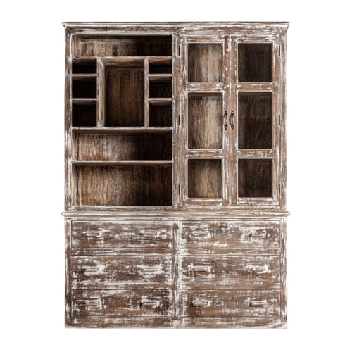ADRASTEA WARDROBE | 153X41X216CM WHITEWASHED