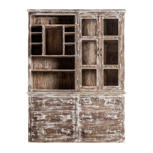 ADRASTEA WARDROBE | 153X41X216CM WHITEWASHED