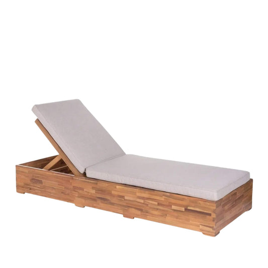EDEN ACACIA SUNBED | 200X80X27CM