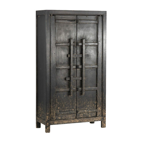 TENGGARA WARDROBE | BLACK 116X50X210CM